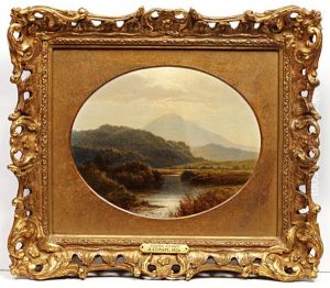 Night - Looking Into Glen Sligachan, Skye (+ Noon - Moel Siabod, Capel Curig, North Wales; Pair) by Arthur Gilbert