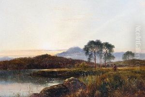 Highland Landscape (+ Highland Landscape; Pair) by Arthur Gilbert