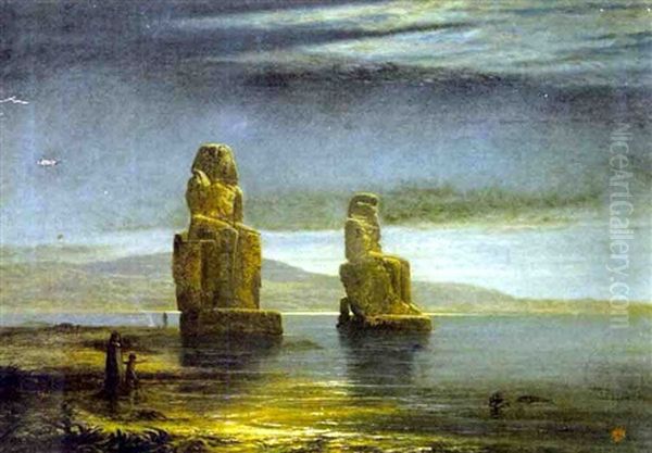 The Plain Of Thebes At Midnight - view 1
