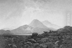 Mountainous Landscape With Cattle Mountainous Landscape With Cattle