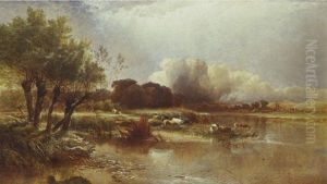 Troupeau Pres D'une Riviere Troupeau Pres D'une Riviere