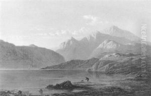Evening Looking East To Glencoe by Arthur Gilbert