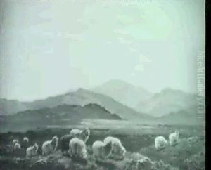 In The Valley Near Strata Florida, South Wales by Arthur Gilbert
