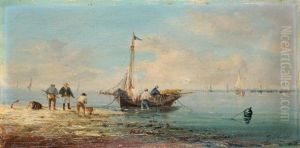 Le Ramassage Des Coquillages, Le Depart De La Peche (2 Works)