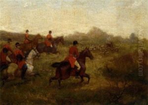 The Stag Hunt by R. Gilbert