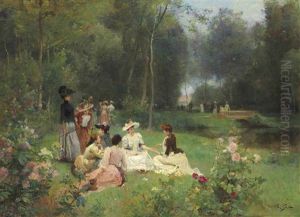 L'horoscope by Victor Gabriel Gilbert