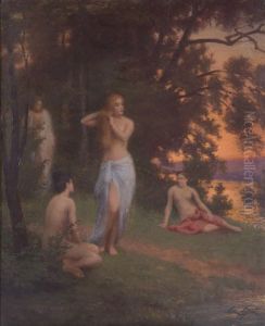Bathers By The Lake Bathers By The Lake