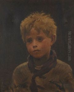 Portrait De Jeune Garcon Blond