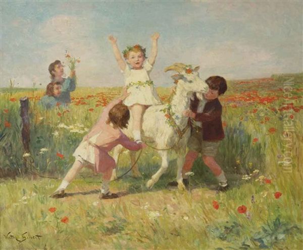 Playing Children - view 1