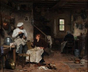 Aux Cuisines by Victor Gabriel Gilbert