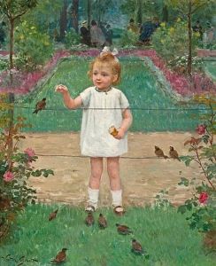 Her New Friend by Victor Gabriel Gilbert