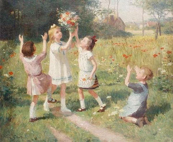 Picking Wild Flowers - view 1
