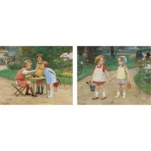 The Children's Tea Party (+ Children With Buckets; 2 Works) The Children's Tea Party (+ Children With Buckets; 2 Works)
