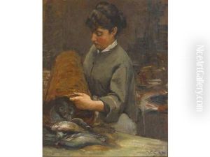 Jeune Poissonniere by Victor Gabriel Gilbert