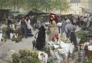 Le Marche Des Fleurs Le Marche Des Fleurs