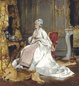 A Lady In Her Boudoir