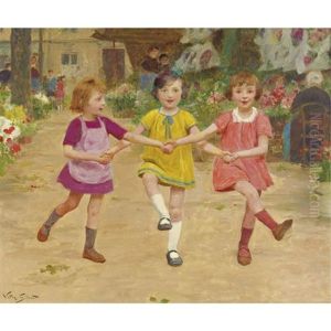 Three Friends by Victor Gabriel Gilbert