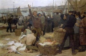 La Criee by Victor Gabriel Gilbert