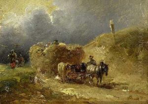 Heimkehr Von Der Heuernte. by Alois Bach
