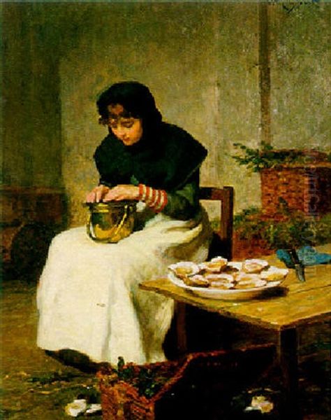 Preparing The Oysters - view 1