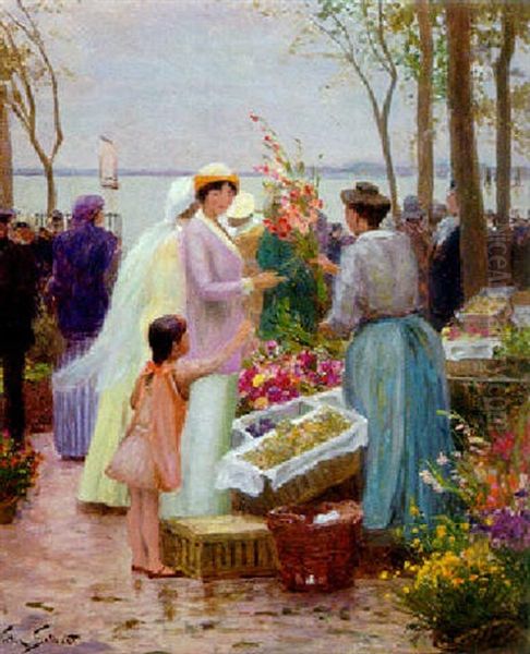 The Flower Seller Of Crotoy - view 1