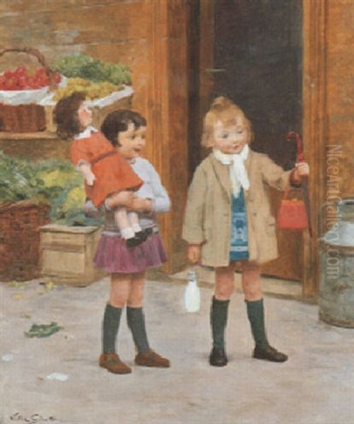Petites Filles En Promenade - view 1