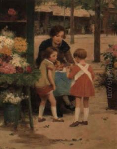 A Break For Refreshment by Victor Gabriel Gilbert