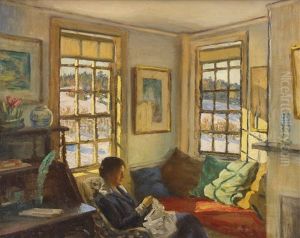 Knitting For The Soldiers by William Wallace Gilchrist