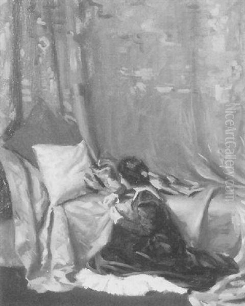 Kneeling By Her Bed - view 1