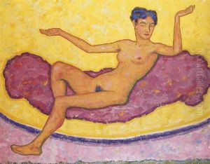 Seated Nude by Gustav Gildemeister