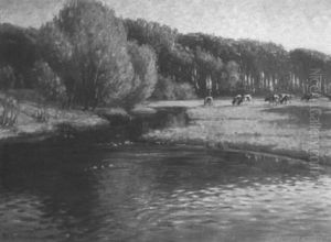 Sp,tsommertag Auf Dem Lande by Max Gildemeister