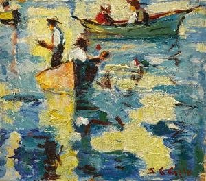 Figures In Boats