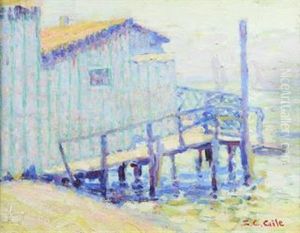 Boat House On The Bay by Selden Connor Gile