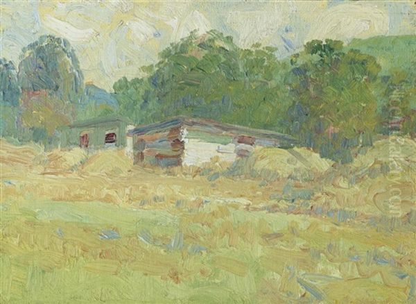 Chartreuse Meadow, Barns At Woods - view 1