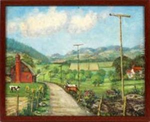 Summer Farm Landscape by Selden Connor Gile