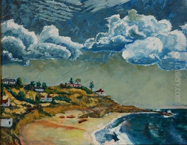 Coastal Landscape With Houses - view 1