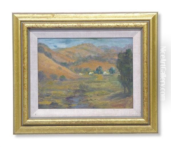 Landscape Of Hill With Houses - view 1
