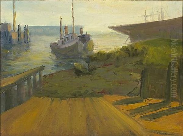 A View Of A Harbor - view 1