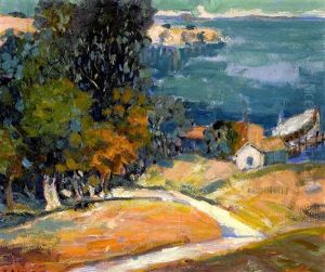 Orange Hills And Oaks by Selden Connor Gile