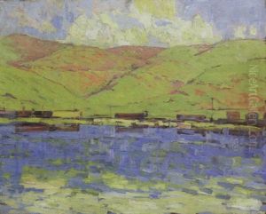 Northwestern Pacific Railway Along The Tiburon Hills