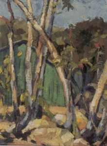 Trees And Shed