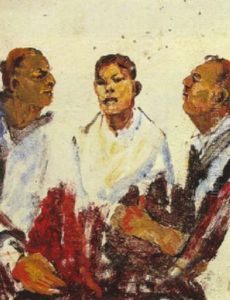The Wager - The Cock Fight by Selden Connor Gile