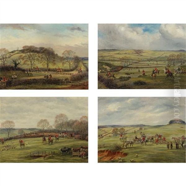 Mr. Fernie's Hunt: Going To The Meet (+ 3 Others; 4 Works) - view 1