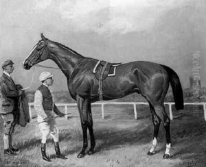 "st. Maclou" 1902 Lincoln Winner Beating "sceptre" by Geoffrey Douglas Giles