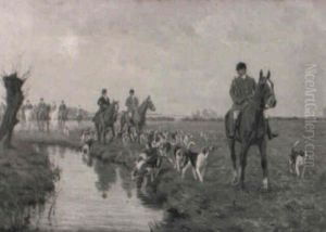A Race Meeting by Geoffrey Douglas Giles