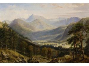 Braemar Castle And Lochnagar by James William Giles
