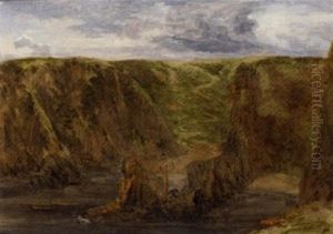 Near The Village Of Cove, Kincardineshire Near The Village Of Cove, Kincardineshire