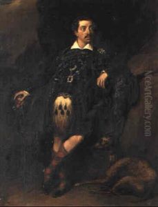 A Portrait Of A Gentleman In Highland Dress, Possibly Clan Mackenzie A Portrait Of A Gentleman In Highland Dress, Possibly Clan Mackenzie