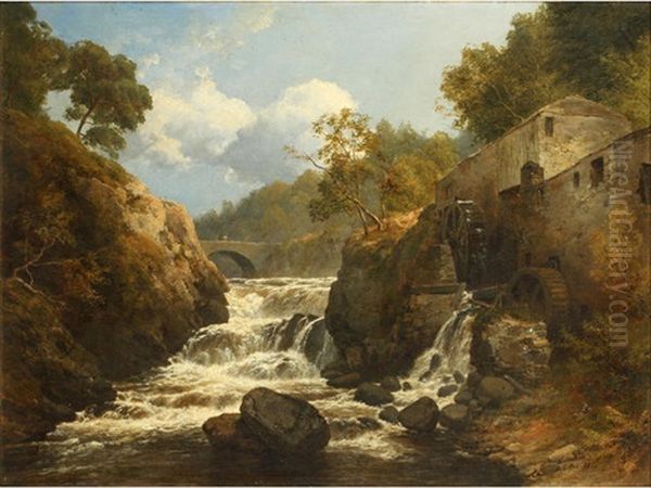 Cleghorn Mill In Ruins, Lanark - view 1