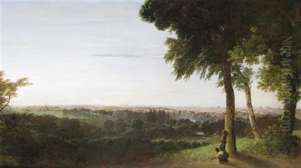 View Of London From Highgate - Morning - view 1